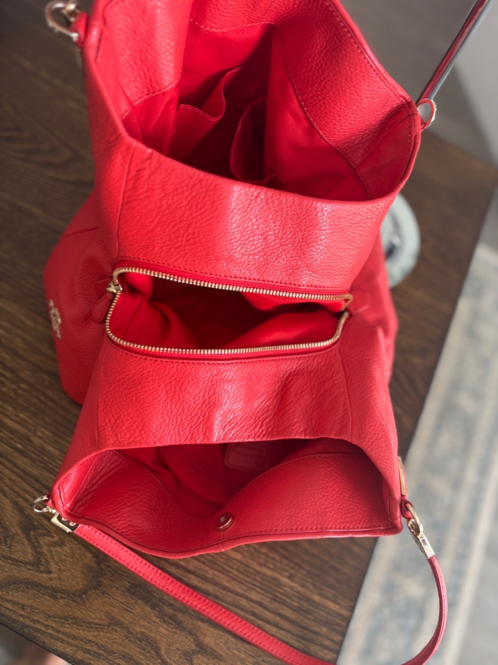 Coach Madison Phoebe Color Cardinal Red - Picture 6 of 8